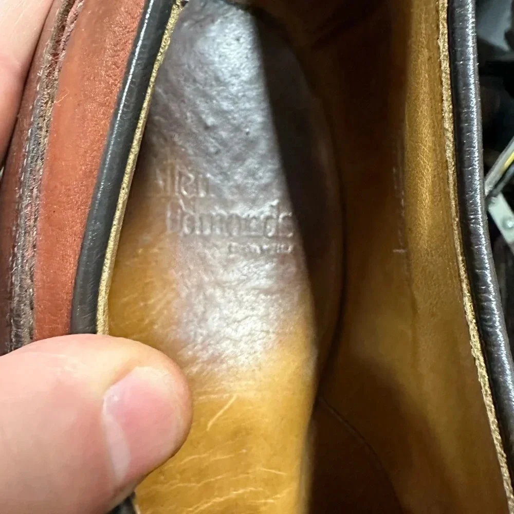 Allen Edmonds Stockbridge 3753 Split Toe Blucher Dress Shoes